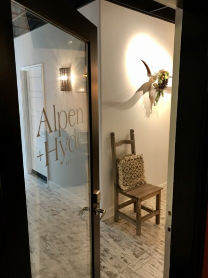 Alpen + Hyde offers relaxing massage for those looking to get rid of some stress.
