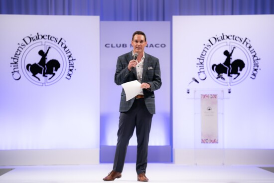 Michael Spencer, CBS Colorado at the 2023 Children's Diabetes Foundation Brass Ring Luncheon.