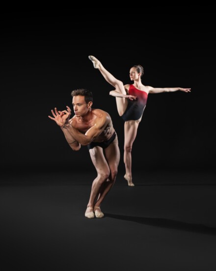 Dancers Kelly Dornan and Philip Perez. From 'The Devil Ties My Tongue' by Amy Seiwert