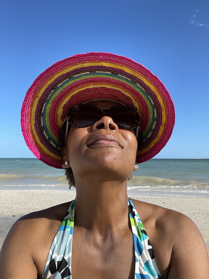 Sunning at Progreso.