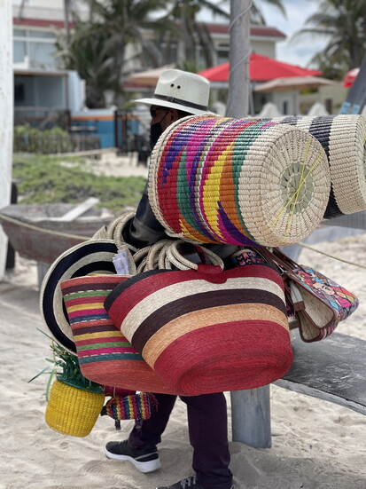 Beach vendor.