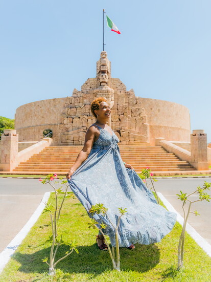 Monumento a la Patria, a massive stone tapestry where Maya heritage and Mexican history are carved into a single work of art.