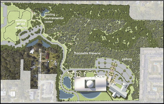 The site map shows the overall campus layout