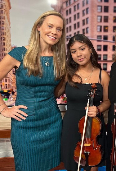 Anne Fitzgibbon with Michelle Puebla