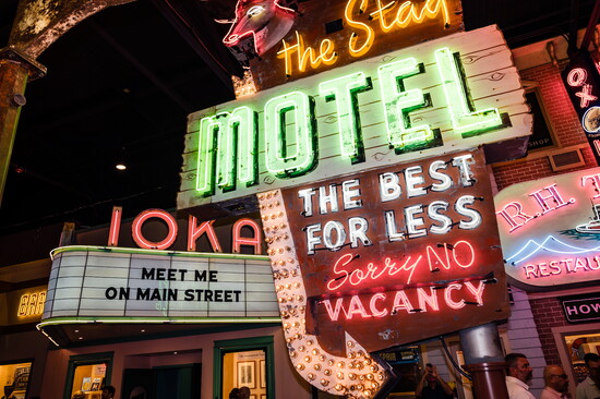 Neon Main Street at the American Sign Museum.