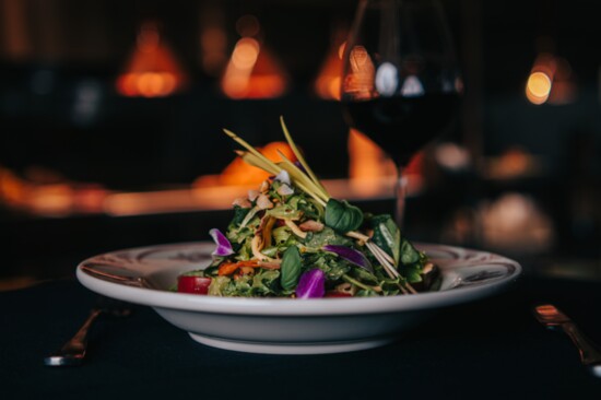 Thai Steak Noodle Aquaponic Salad, photo by Raydon Creative