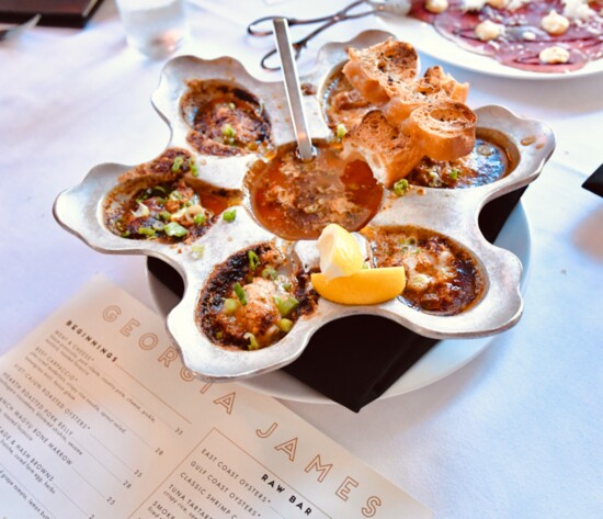 Viet-Cajun Roasted Oysters, photo by Anne Marie D'Arcy