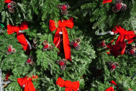 Holiday wreaths.