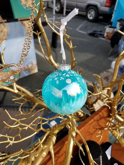 Display at Charlottesville Holiday Market. Photo Credit: Charlottesville Parks and Recreation.