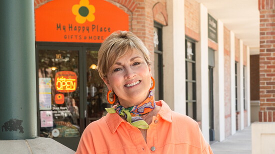 Owner Sally Kelly welcomes the community with open arms, creating a space that feels like home.