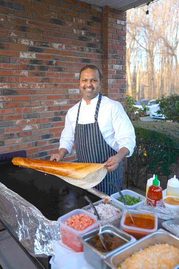 Naatiya Indian Restaurant owner and head chef, Owner and Head Chef Kannan Muthuvel