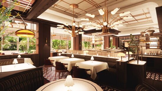 A rendering of Spacca Tutto, designed by AvroKO