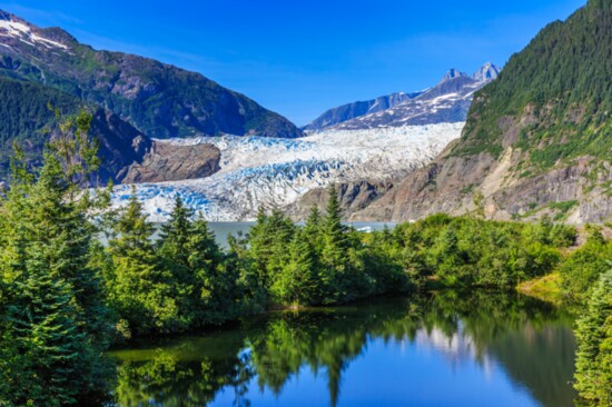 What's left of the glacier