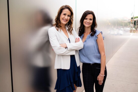 Boutique Travel Advisors co-founders and Navigating for a Cause hosts Angie Rice and Janet Semenova. Courtesy of Boutique Travel Advisors