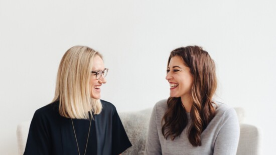 Co-founders and co-owners of Self Space, Rachel Lund and Jessica Andrews