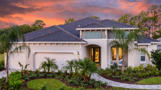 Neal Communities' Grand Palm has preserved the original natural landscape for a lovely setting.