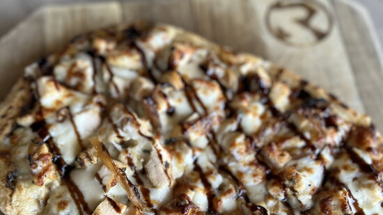 Roasted garlic flatbread