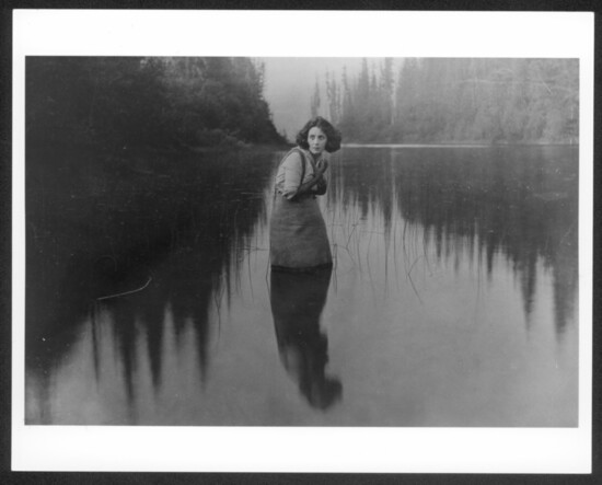 Nell in Grub Stake at Priest Lake