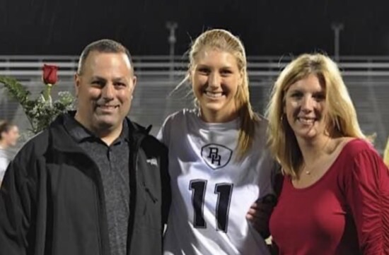 Murphy with parents Jill and Mike