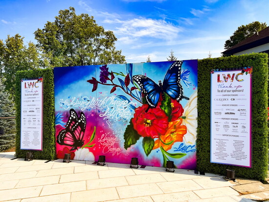 David Jonathan Creative painted this piece for a local fundraiser.