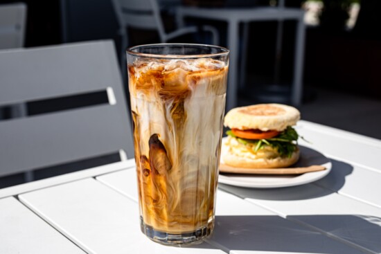 Coffee fellows, Cold Brew with Egg White Frittata Muffin. Photo by Kirsten Gilliam