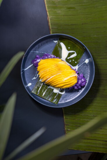 Traveler's Cart, Mango Sticky Rice. Photo by Jenn Duncan 