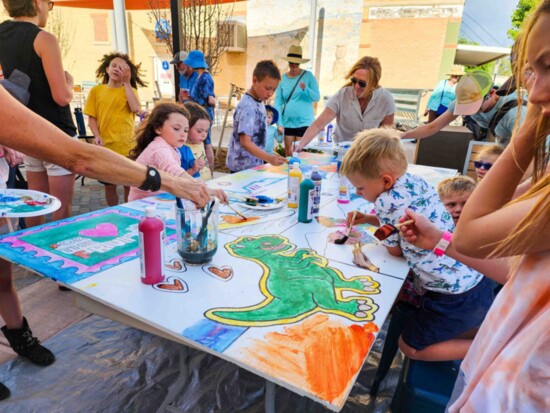 Three Nights on Mulberry - Community Mural Painting