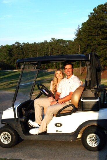 Dustin and his fiance, Giovanna