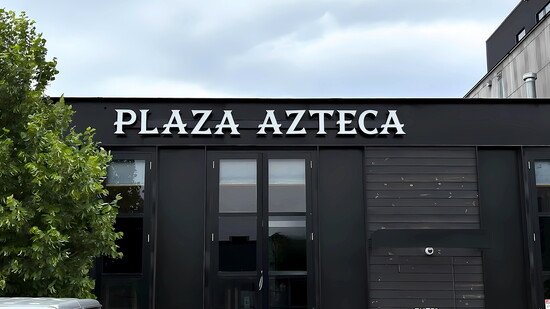 Plaza Azteca storefront - photo by Plaza Azteca