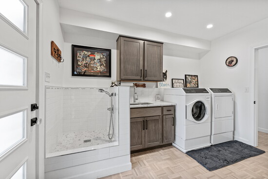 New Laundry Space with Lux Pet Bath