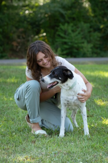 Melanie Bowen and Sheba