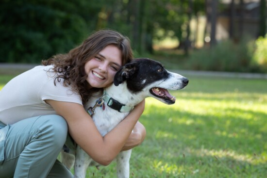 Melanie Bowen and Sheba