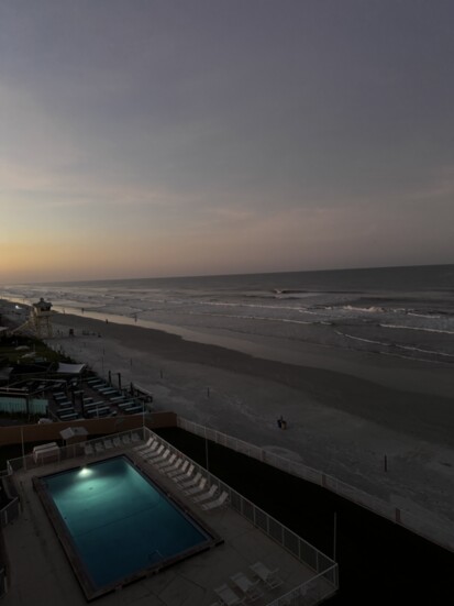 The view from the Oceania Beach Club