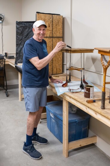VOTI resident Peter Servis is finishing up his own projects.