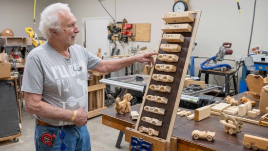 Dave Sutherlin oversees toy production at VOTI.