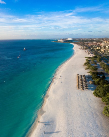 Beautiful beach in Aruba