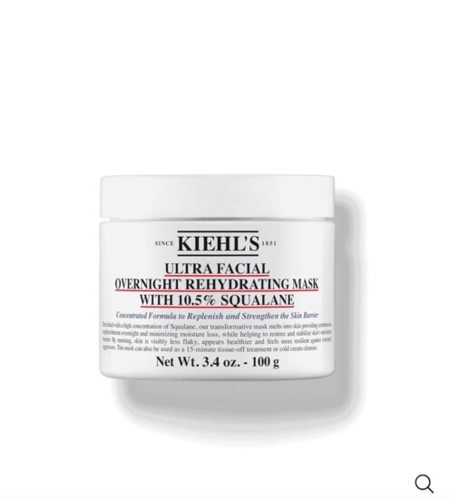 Kiehl's Ultra Facial Overnight Hydrating Face Mask with 10.5% Squalan, Kiehls.com,  $40
