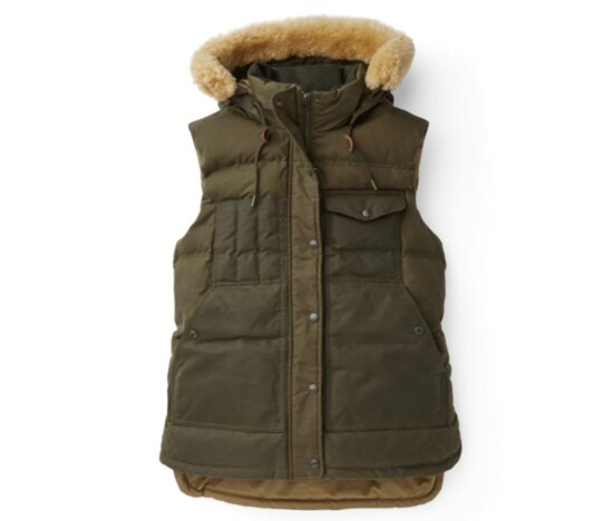 Women's Down Cruiser Vest, filson.com, $325