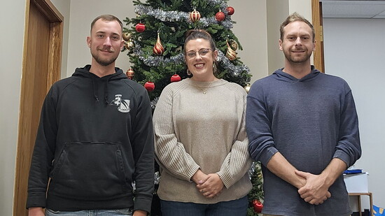 NCVRC Staff Matt Hill, Director, Trevor, Navy Veteran intern, & Hannah, Operations Officer/ Navigator