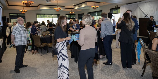 Guests enjoying the evening