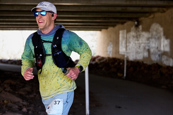 Richard Czaikowski takes 1st place male! A race that brings fierce competitors like the Wyoming native and runners from all over the country.