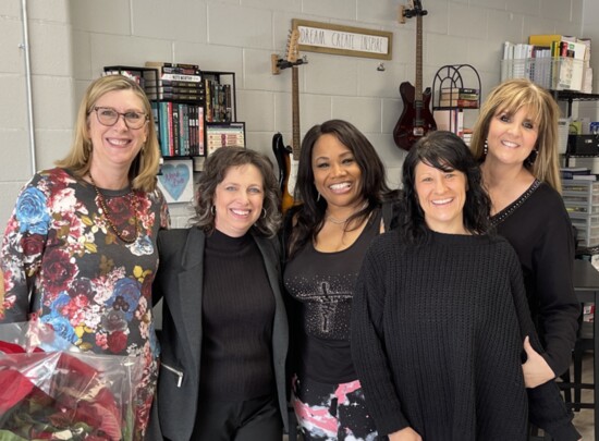 Jeanne Ozinga, Renee Gobeille, Polly Henderson, Samantha White, Angela Jiménez-Calhoun