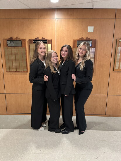 FunShine team: Maya Medina, Ellie Karner, Haylie Goynshor and Katherine Dikin, rising seniors at Deerfield High School