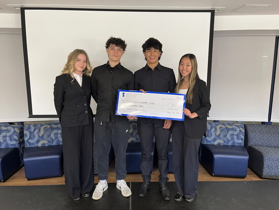 GBS Apeiros Scents team: Sasha Smith, Leo Diamantopoulos, Chris Diaz and Katelyn Kim