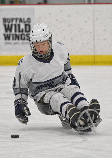Luke enjoying some ice time