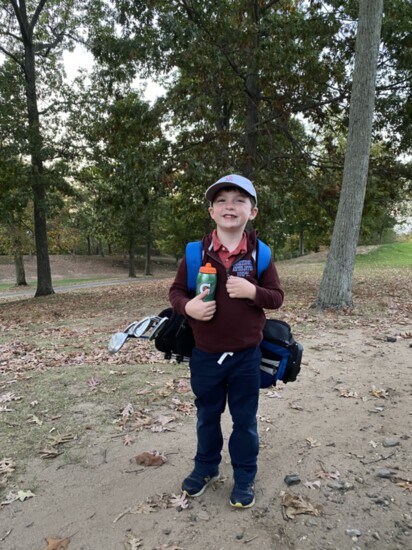 One of NPI's young golf students