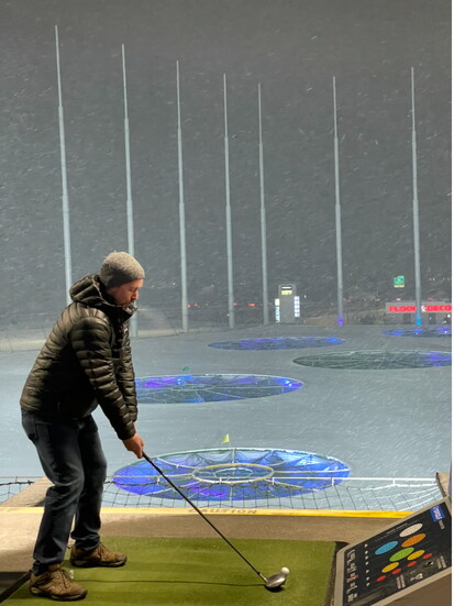 Nick Galluzzo at a Top Golf Team Social Outing