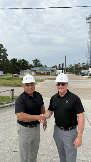  Ray Hernandez, President and CEO of the Partnership Lake Houston,  and Mark Linabury, President and CEO of the Greater East Montgomery County Chamber.
