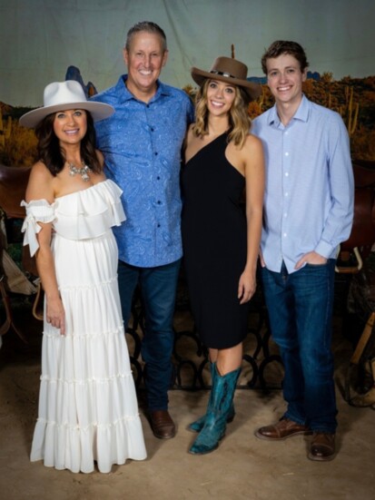 The Drake Family at The Cattle Baron's Ball