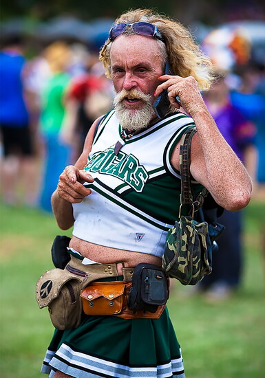Leslie Cochran, the Queen of Austin. Photo by Brian Birzer.
